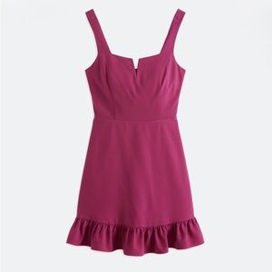 Chic Fuchsia Sleeveless Mini Dress